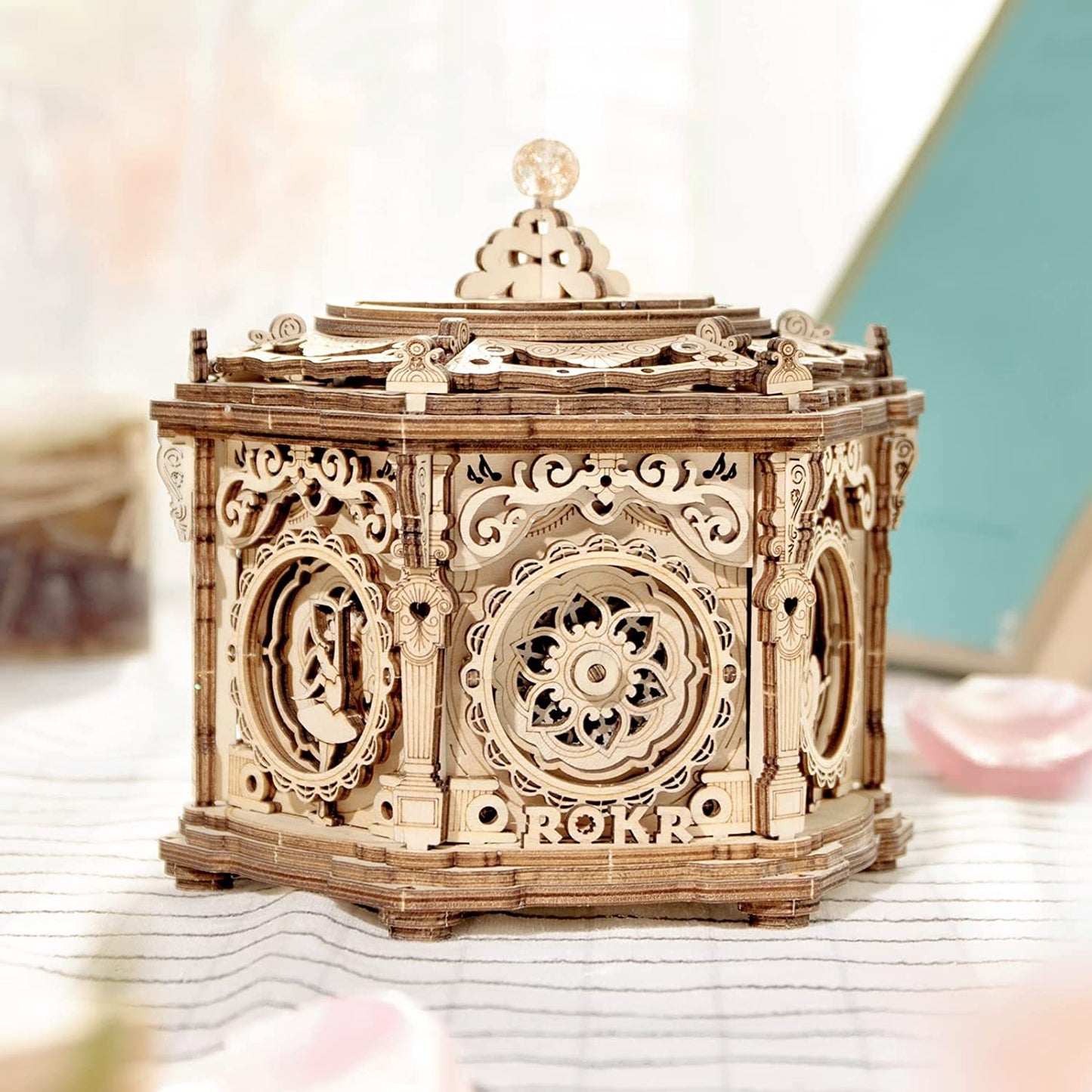Wooden Puzzle Box For Adults - Secret Garden