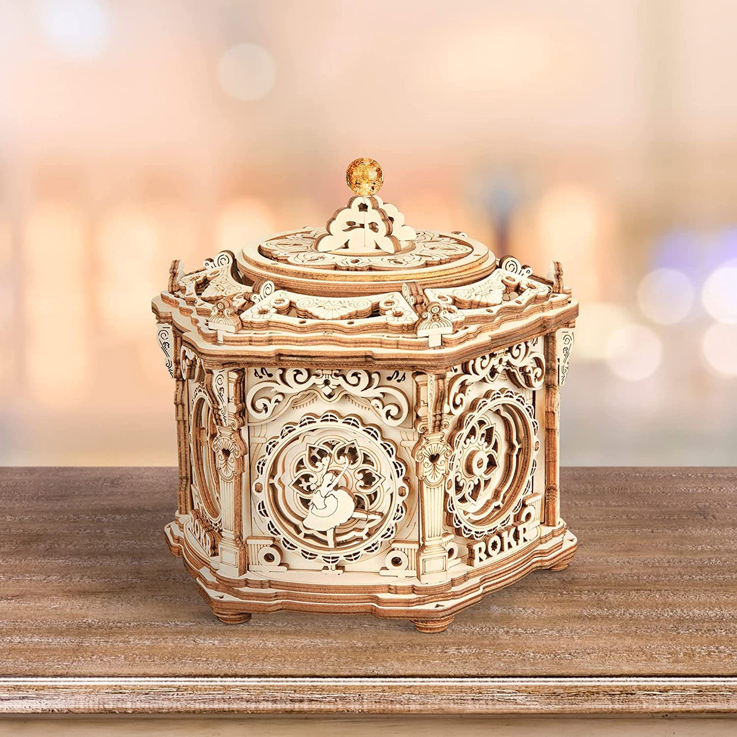 Wooden Puzzle Box For Adults - Secret Garden